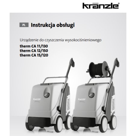 Instrukcja Obsługi Kranzle Therm CA