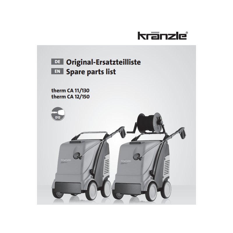 Części Kranzle Therm CA – Oryginały i Zamienniki, Schematy