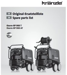 Części Kranzle Therm RP 900 – Oryginały i Zamienniki, Schematy