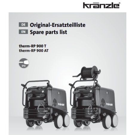 Części Kranzle Therm RP 900 – Oryginały i Zamienniki, Schematy