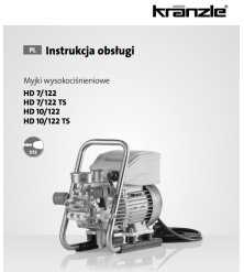 Instrukcja Obsługi Kranzle HD 7/ 122 TS | HD 10/122 TS – PDF, Dane Techniczne, Poradnik
