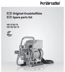 Części Kranzle HD 7/ 122 TS | HD 10/122 TS – Oryginały i Zamienniki, Schematy