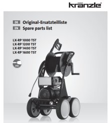 Części Kranzle LX-RP – Oryginały i Zamienniki, Schematy