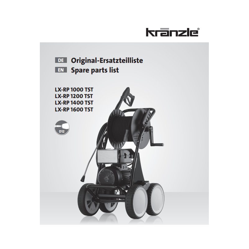 Części Kranzle LX-RP – Oryginały i Zamienniki, Schematy