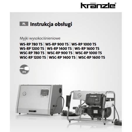 Instrukcja Obsługi Kranzle WS/C-RP – PDF, Dane Techniczne, Poradnik