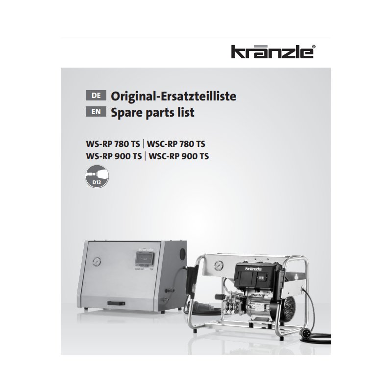 Części Kranzle WS/C-RP 780/900 – Oryginały i Zamienniki, Schematy