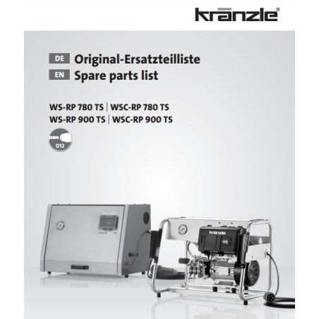 Części Kranzle WS/C-RP 780/900 – Oryginały i Zamienniki, Schematy