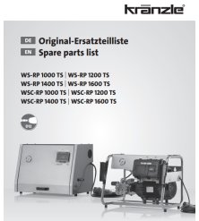 Części Kranzle WS/C-RP – Oryginały i Zamienniki, Schematy