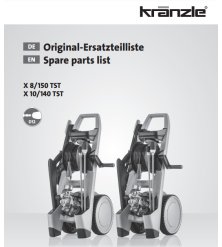 Części Kranzle X – Oryginały i Zamienniki, Schematy