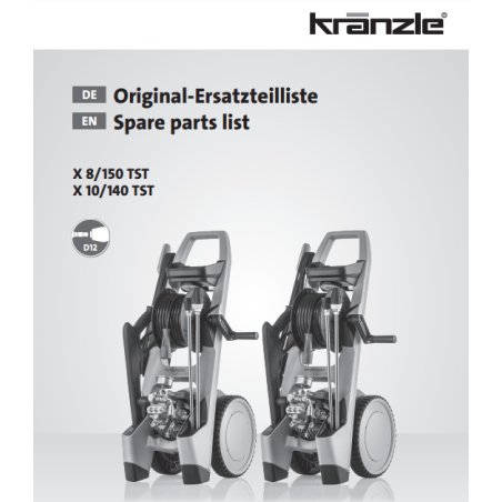 Części Kranzle X – Oryginały i Zamienniki, Schematy