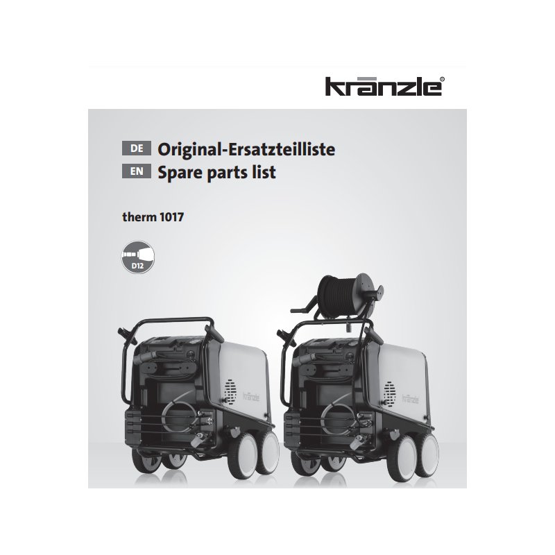 Kranzle Therm 1017 Manual