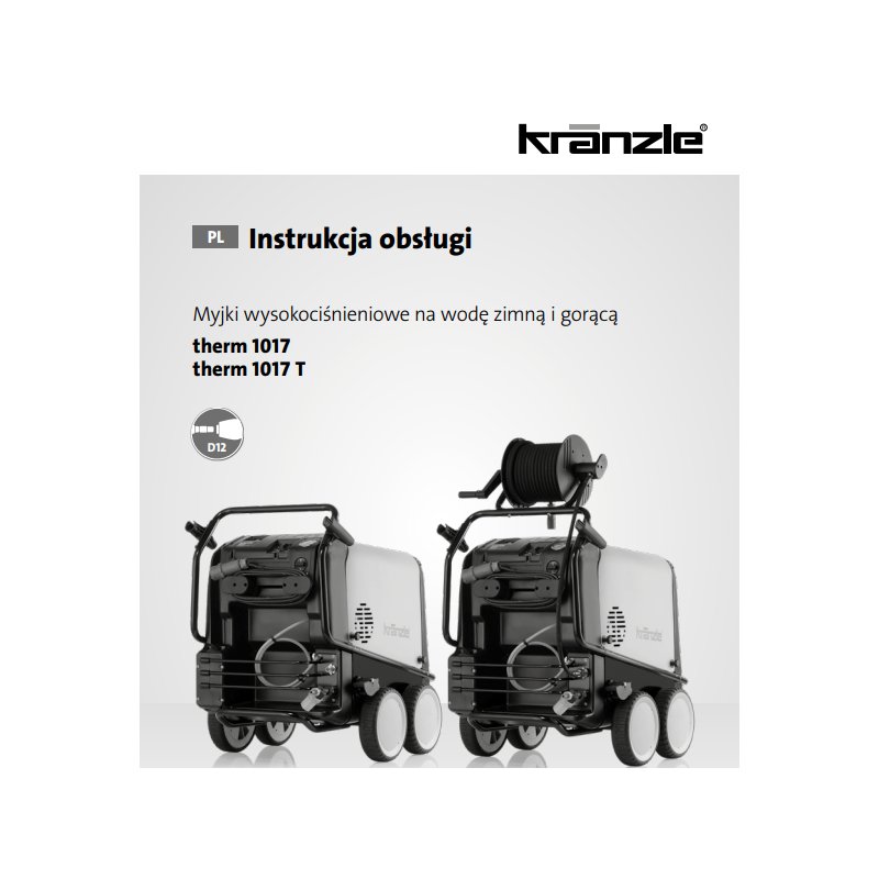 Instrukcja Obsługi Kranzle Therm 1017 – PDF, Dane Techniczne, Poradnik