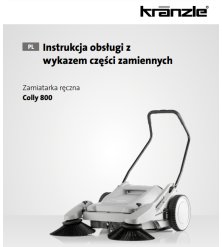 Instrukcja i Części Kranzle Colly 800 – Oryginały i Zamienniki, Schematy