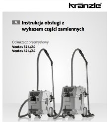 Instrukcja Obsługi i Części Kranzle Ventos 32 L/AC | 42 L/AC – PDF, Dane Techniczne, Poradnik