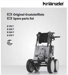 Części Kranzle B – Oryginały i Zamienniki, Schematy