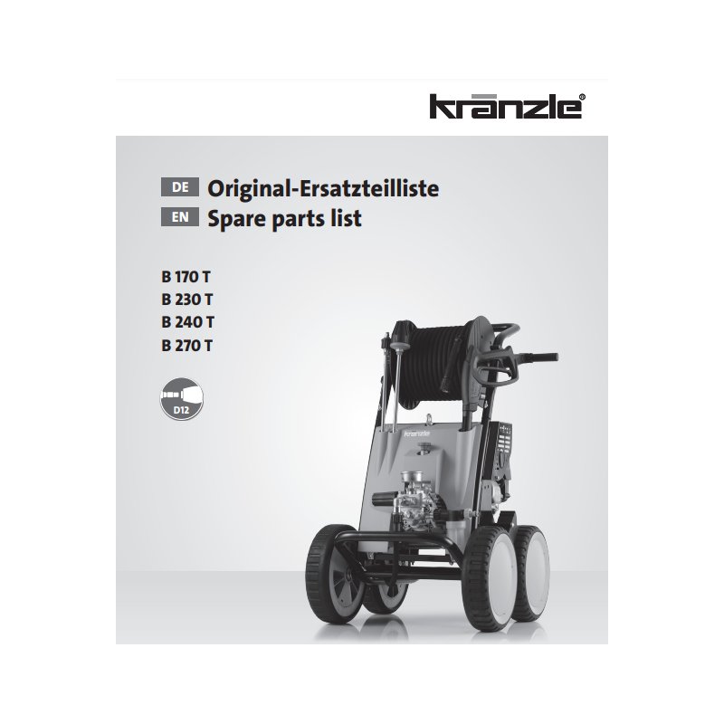 Części Kranzle B – Oryginały i Zamienniki, Schematy