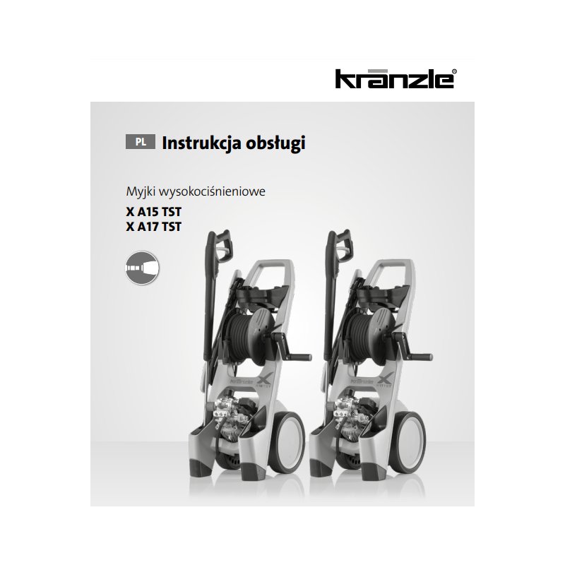 Instrukcja Obsługi Kranzle X A15/17 TST