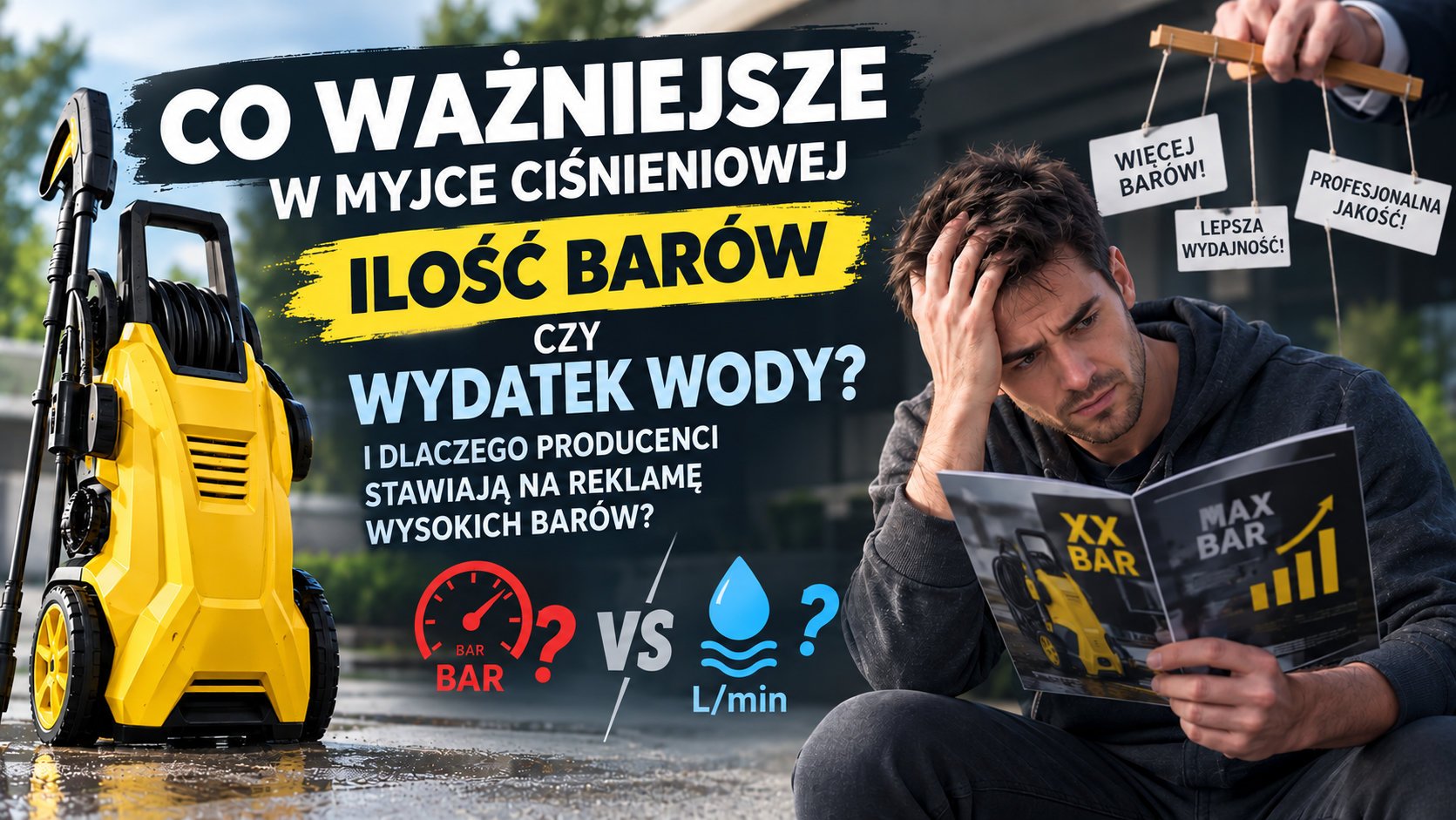 Ciśnienie czy wydajność w myjkach ciśnieniowych – co naprawdę decyduje o skuteczności mycia?