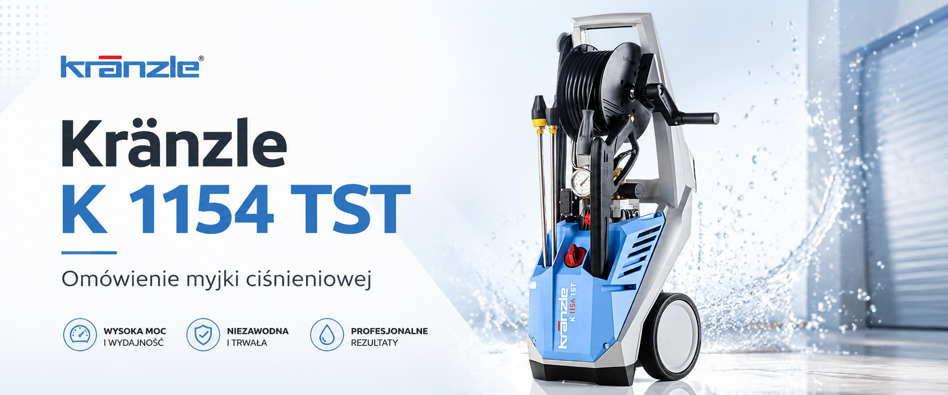 Kränzle K 1154 TST - techniczne omówienie nowej myjki wysokociśnieniowej
